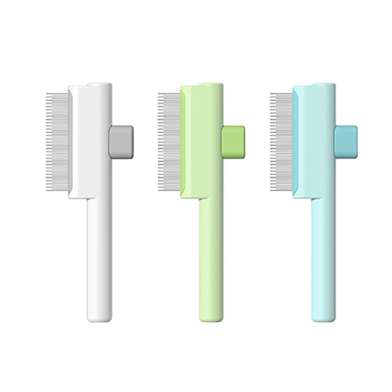Pet Comb One-Click Detangling and Shedding Tool for Cats and Dogs