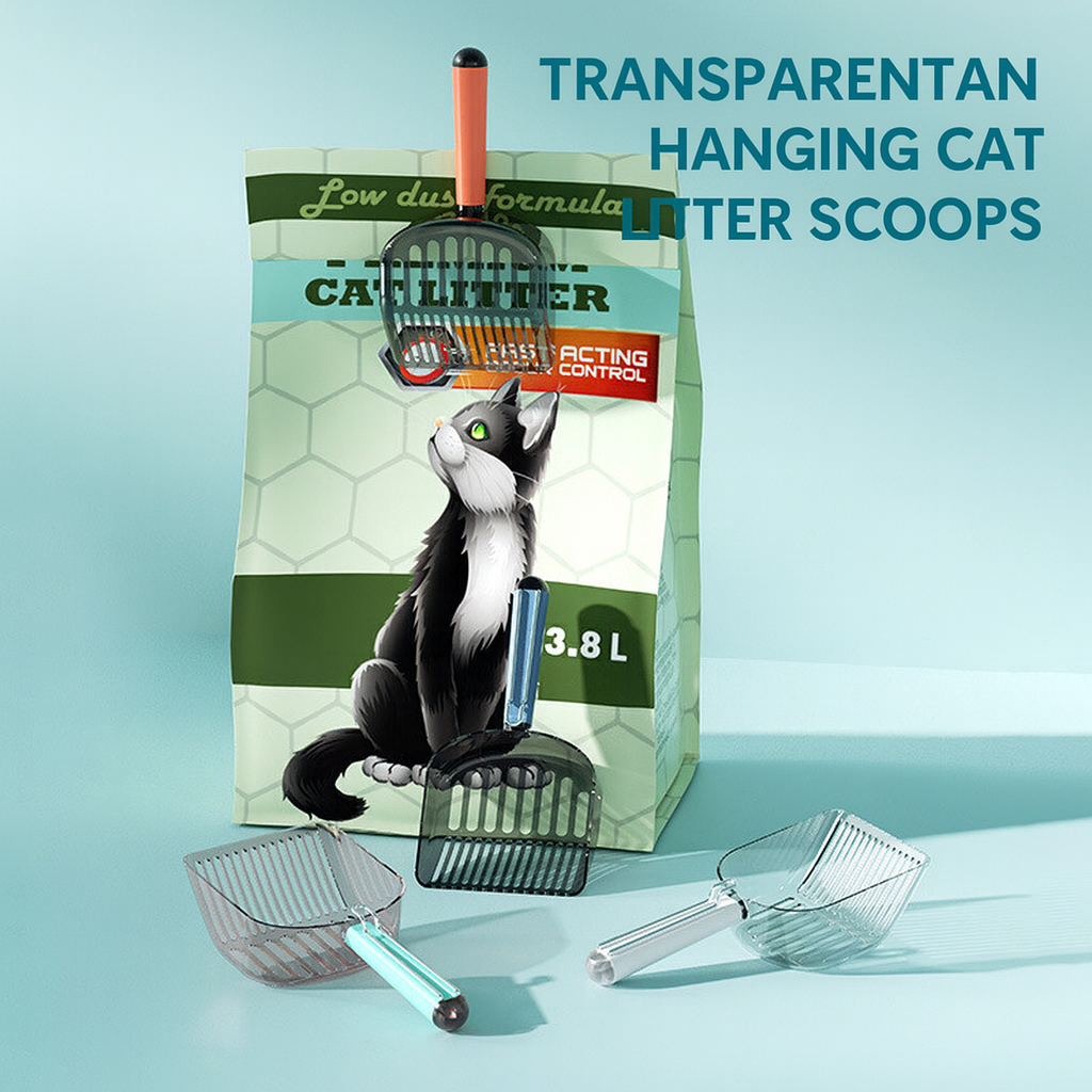 Cat Litter Scoop with Clip