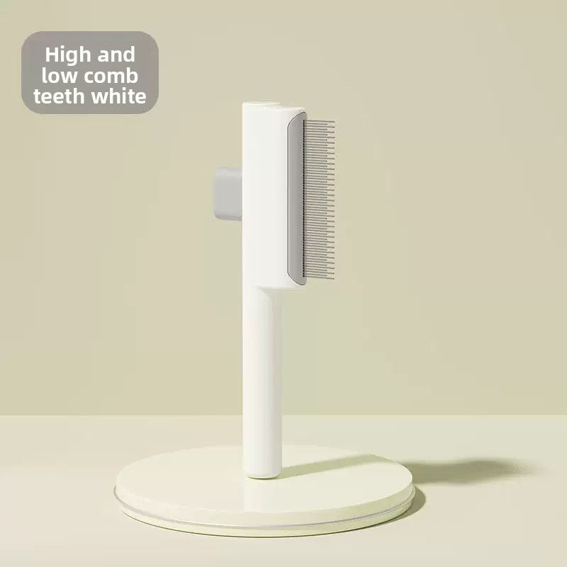 Pet Comb One-Click Detangling and Shedding Tool for Cats and Dogs